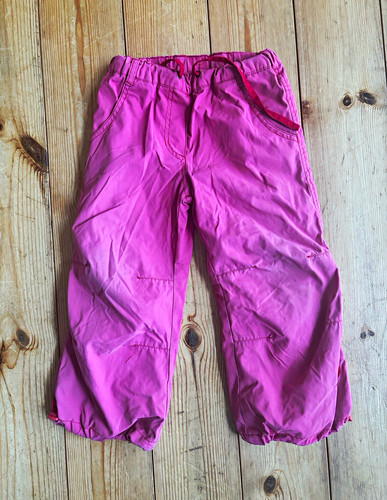 Mädchen hose rosa elastischer - rosa,